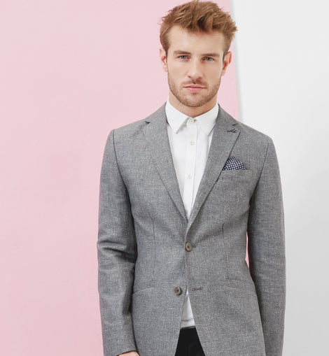 Hitchin Cotton And Linen-Blend Blazer
