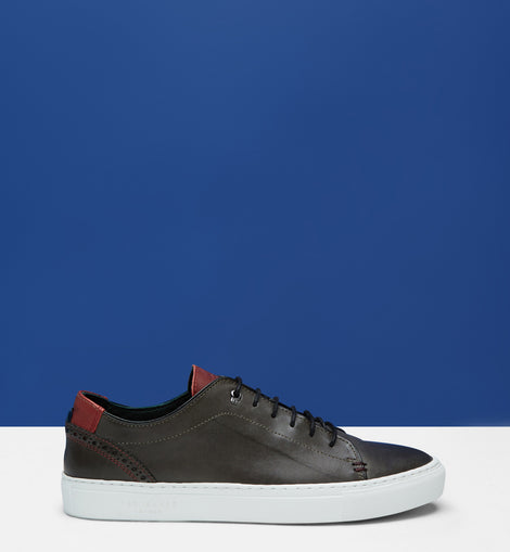 Kiing Leather Brogue Trainers