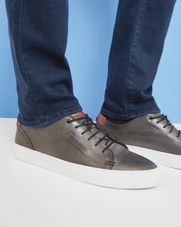 Kiing Leather Brogue Trainers