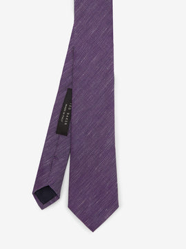 Kloude Linen And Silk-Blend Tie