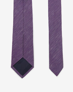 Kloude Linen And Silk-Blend Tie