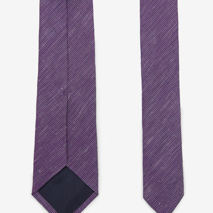 Kloude Linen And Silk-Blend Tie