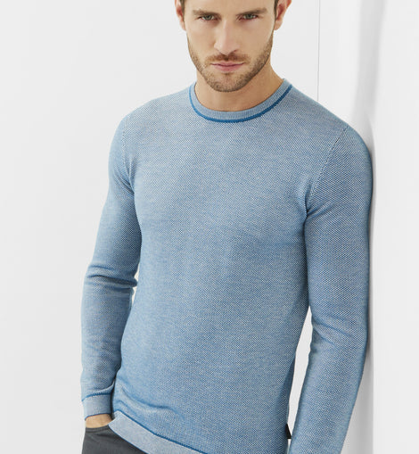 Millar Wool-Blend Crew Neck Jumper